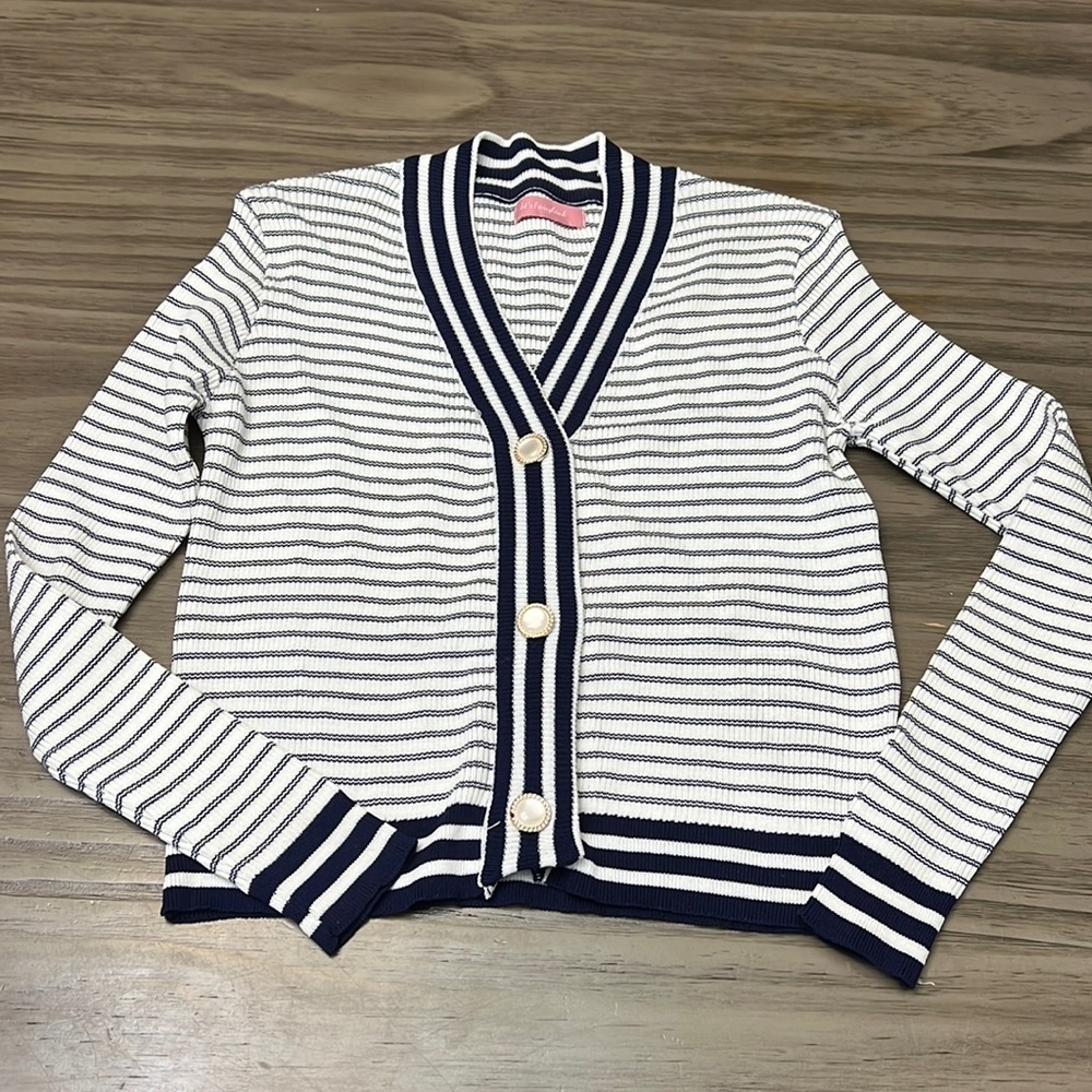 JJ’S FAIRYLAND STRIPED KNIT SET LARGE